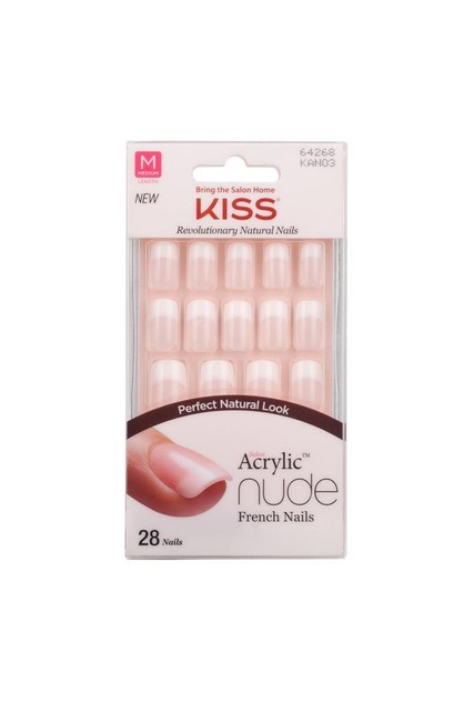 KISS Acrylic Nude Nail Cashmere Medium Length